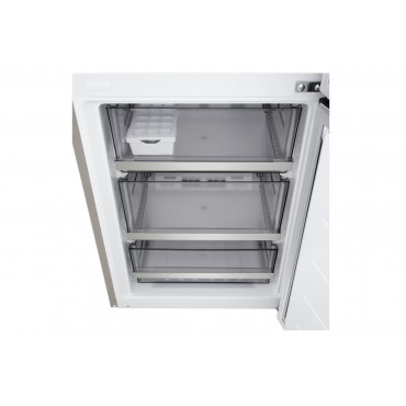 LG GBBSJ10EPY Refrigerator, E, Free-standing, Combi, Height 1.86 m, Net fridge 220 L, Net freezer 113 L, Silver | LG