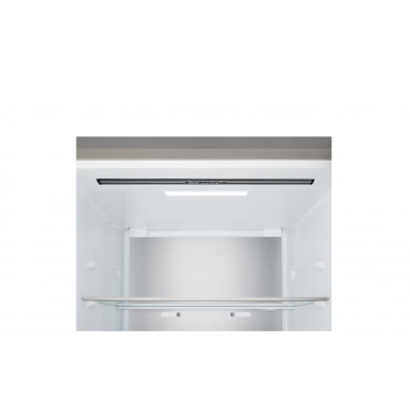 LG GBBSJ10EPY Refrigerator, E, Free-standing, Combi, Height 1.86 m, Net fridge 220 L, Net freezer 113 L, Silver | LG