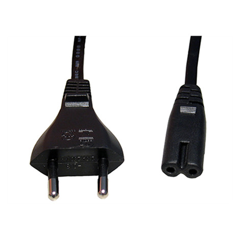 Cablexpert | Power cord (C7), VDE approved | Black Power plug type C