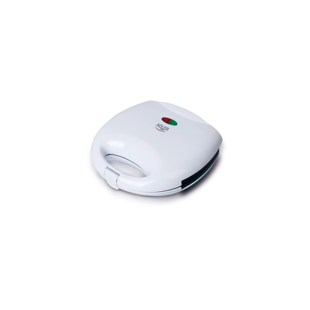 Adler | Sandwich maker | AD 301 | 750 W | Number of plates 1 | Number of pastry 2 | White