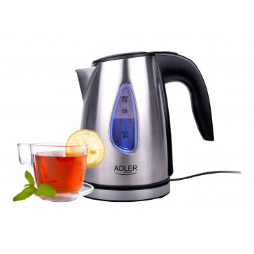 Adler | Kettle | AD 1203 | Standard | 1630 W | 1 L | Stainless steel | 360 rotational base | Stainless steel