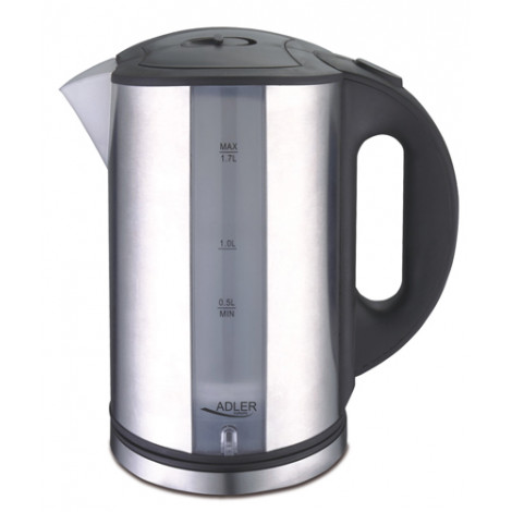 Adler | Kettle | AD 1216 | Standard | 2000 W | 1.7 L | Stainless steel | 360 rotational base | Stainless steel