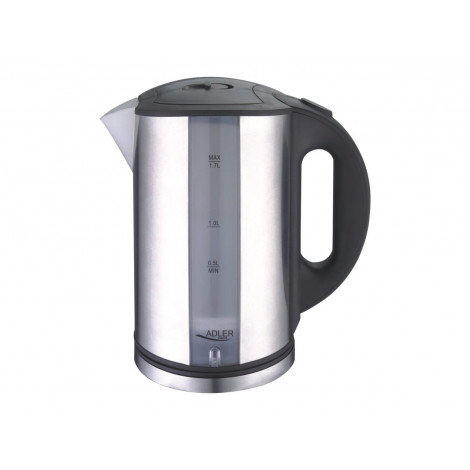 Adler | Kettle | AD 1216 | Standard | 2000 W | 1.7 L | Stainless steel | 360 rotational base | Stainless steel