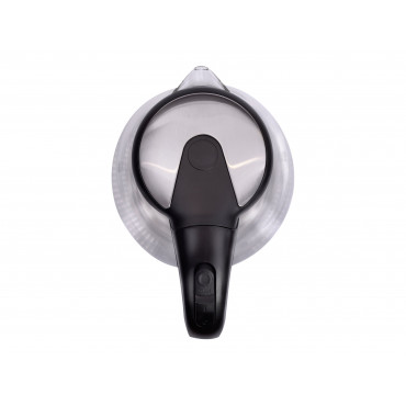 Kettle | Adler | Kettle | AD 1224 | Standard | 2000 W | 1.5 L | Glass | 360 rotational base | Black