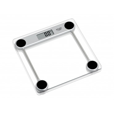 Svarstyklės | Adler | Maximum weight (capacity) 150 kg | Accuracy 100 g | Glass