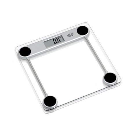 Svarstyklės | Adler | Maximum weight (capacity) 150 kg | Accuracy 100 g | Glass