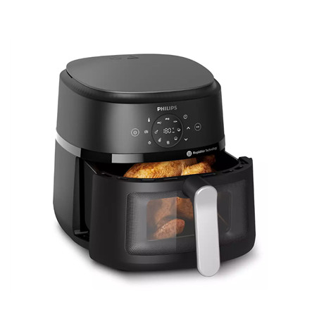 Philips NA231/00 Airfryer, 1700 W, Pan volume 6.2 L, Black, Silver | Philips Airfryer | NA231/00 | Power 1700 W | Capacity 6.2 L
