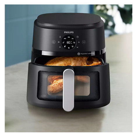 Philips NA231/00 Airfryer, 1700 W, Pan volume 6.2 L, Black, Silver | Philips Airfryer | NA231/00 | Power 1700 W | Capacity 6.2 L