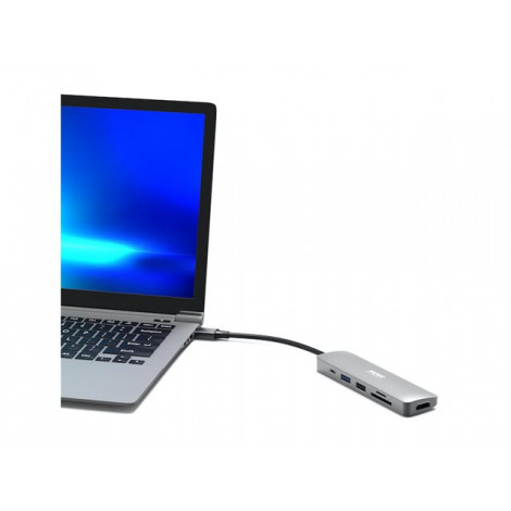 PORT CONNECT Docking Type C 5 in 1 - 1 x 4K HDMI - PD 100W - Retail BtoC Only | PORT CONNECT