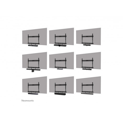 Neomounts AV30-500BL Videobar kit 43-110" - VESA - max 10 kg - universal, Black | Neomounts