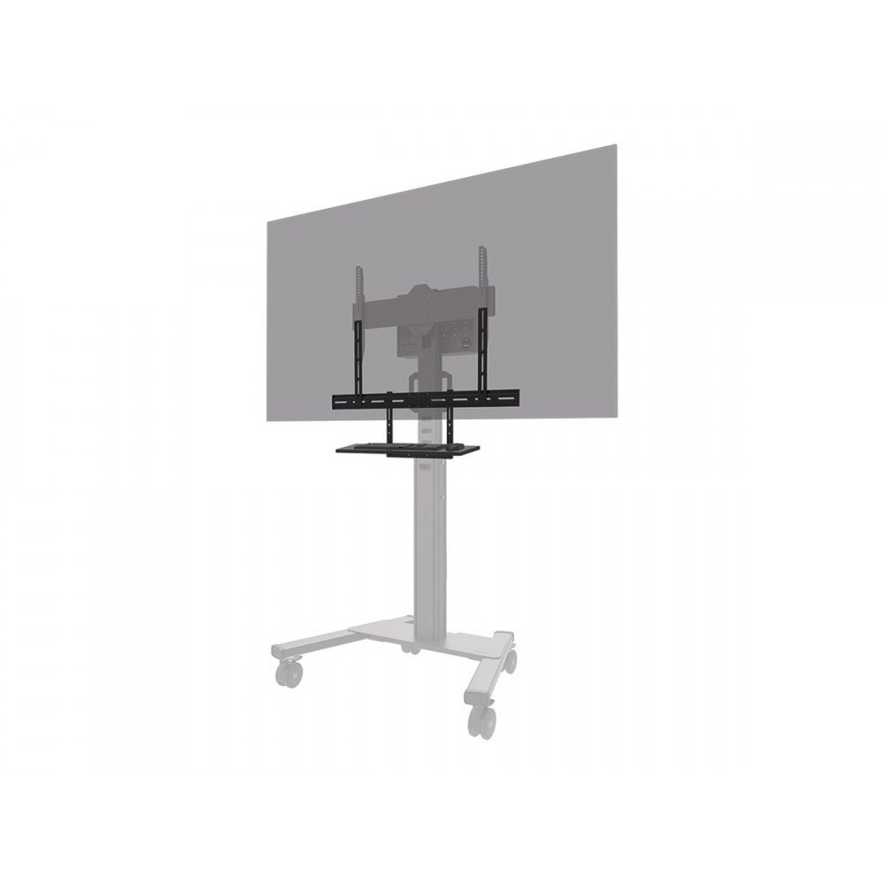 Neomounts AV40-500BL Keyboard shelf kit 43-110" - VESA - max 2,5 kg - universal, Black | Neomounts