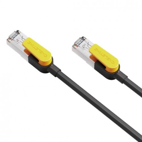 Kabelis Cat7 S/STP, 1m, juodas