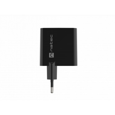 Natec Ribera USB Charger, 1x USB-A, 1x USB-C, 45 W | NUC-2143