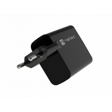 Natec Ribera USB Charger, 1x USB-A, 1x USB-C, 45 W | NUC-2143
