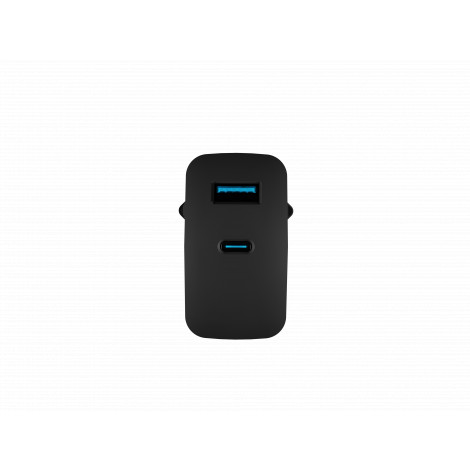 Natec Ribera USB Charger, 1x USB-A, 1x USB-C, 45 W | NUC-2143