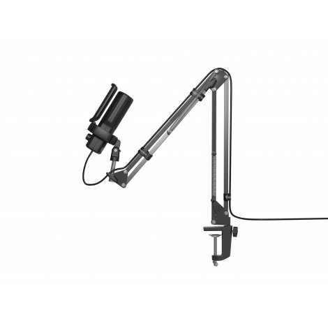 Natec | Microphone | GENESIS Radium 251 | Built-in microphone | USB Type-C | Black