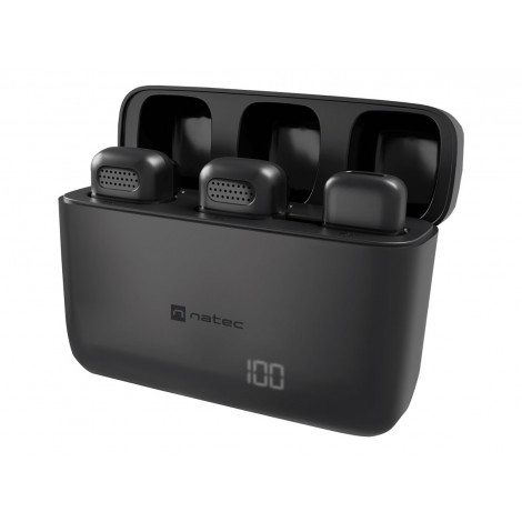 Natec | Microphone | NMI-2253 | Hopper | Wireless | Black