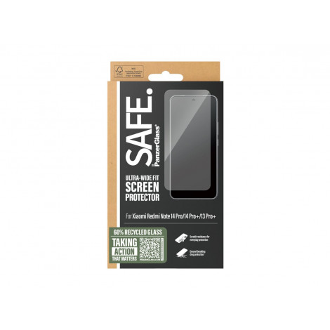 SAFE.PanzerGlass Screen Protector Xiaomi Redmi Note 14 Pro|14 Pro+|13 Pro+|Ultra-Wide Fit | PanzerGlass