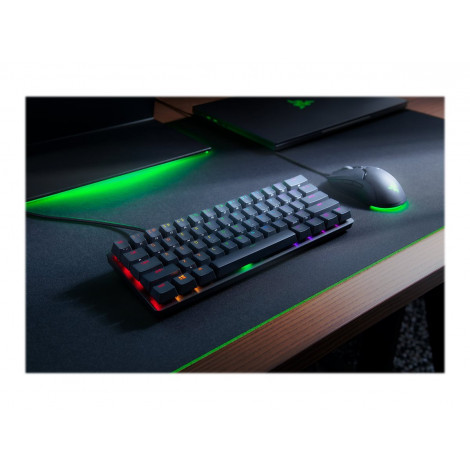 Razer | Huntsman Mini | Black | Gaming keyboard | Wired | RGB LED light | US | Linear Optical RED