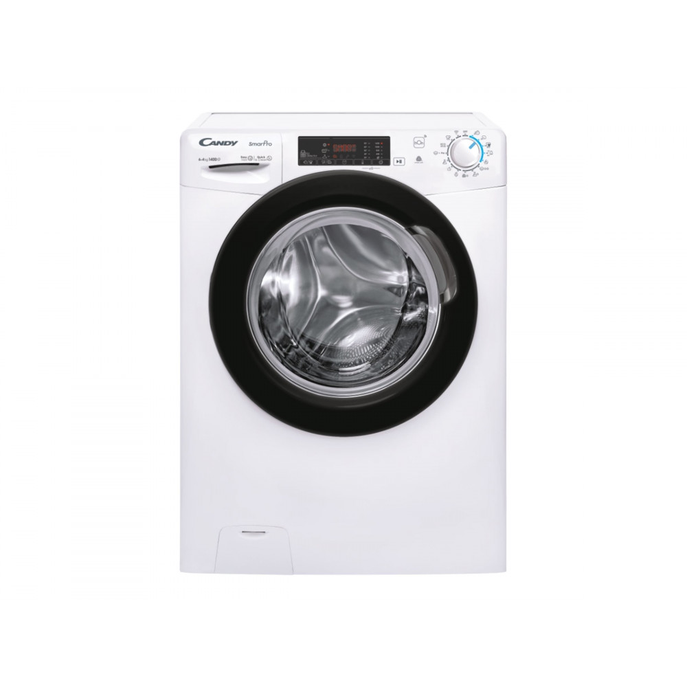 Candy Washing Machine with Dryer | CSHW4645TWB3/1-S | Energy efficiency class C/E | Front loading | Washing capacity 6 kg | 1400