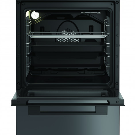 Whirlpool Cooker | W5V8LCSA | Hob type Vitroceramic | Oven type Electric | Anthracite | Width 50 cm | Depth 60 cm | 60 L
