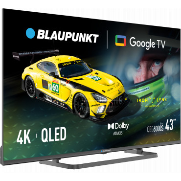 Blaupunkt QLED TV | 43QBG6000S | 43 | Smart TV | Google TV | Black