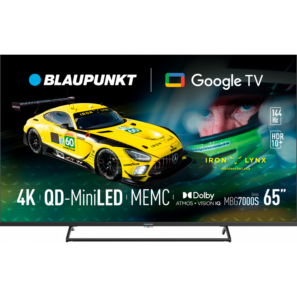 Blaupunkt Mini LED TV | 65MBG7000S | 65 | Smart TV | Google TV | Black