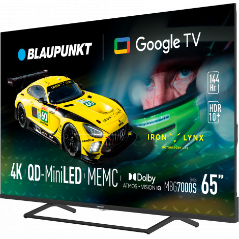 Blaupunkt Mini LED TV | 65MBG7000S | 65 | Smart TV | Google TV | Black