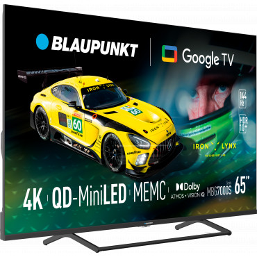 Blaupunkt Mini LED TV | 65MBG7000S | 65 | Smart TV | Google TV | Black