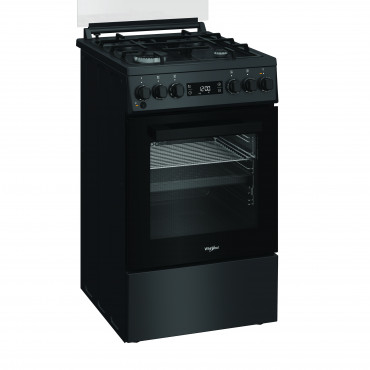 Whirlpool Cooker | W5G8LMSWTA | Hob type Gas | Oven type Electric | Anthracite | Width 50 cm | Depth 60 cm | 60 L