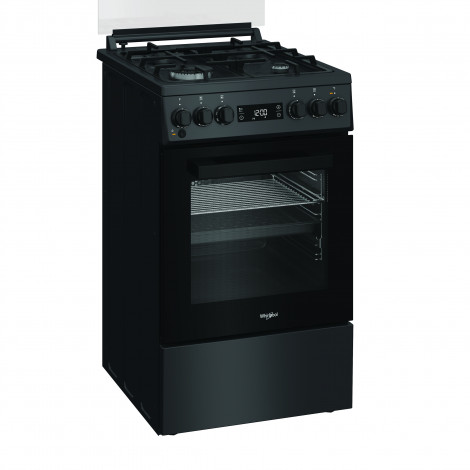 Whirlpool Cooker | W5G8LMSWTA | Hob type Gas | Oven type Electric | Anthracite | Width 50 cm | Depth 60 cm | 60 L