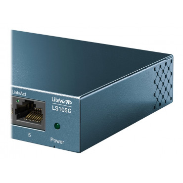 TP-LINK | Desktop Network Switch | LS105G | Unmanaged | Desktop | Power supply type External