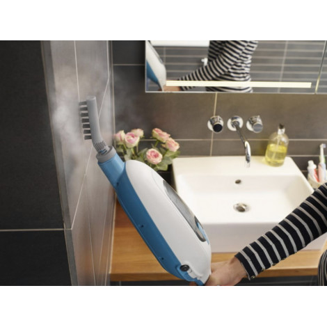 BLACK & DECKER | Steam mop | FSMH13E10-QS | Power 1300 W | Water tank capacity 0.38 L | White/Blue