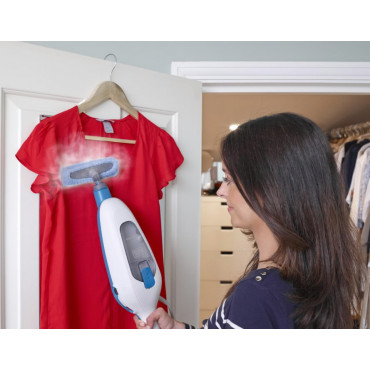 BLACK & DECKER | Steam mop | FSMH13E10-QS | Power 1300 W | Water tank capacity 0.38 L | White/Blue