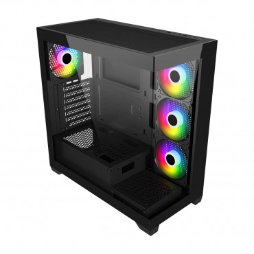 FSP Case | M340-BA | Black | Mid Tower | Power supply included No