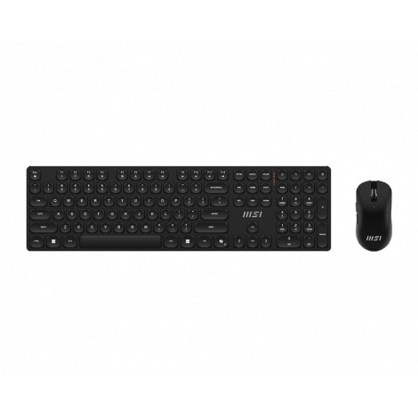 MSI FORGE K210 WIRELESS COMBO | Keyboard and Mouse Set | Wireless | Mouse included | US | Black | Scissor