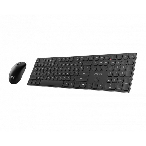 MSI FORGE K210 WIRELESS COMBO | Keyboard and Mouse Set | Wireless | Mouse included | US | Black | Scissor