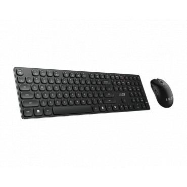 MSI FORGE K210 WIRELESS COMBO | Keyboard and Mouse Set | Wireless | Mouse included | US | Black | Scissor