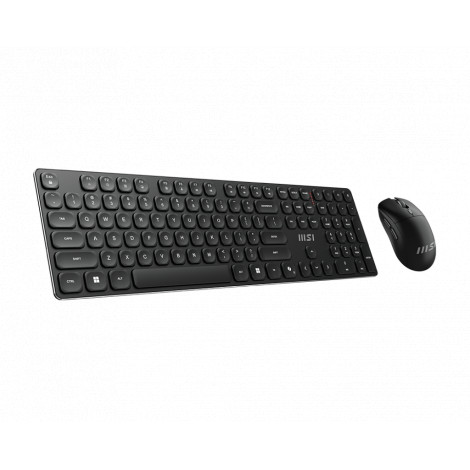 MSI FORGE K210 WIRELESS COMBO | Keyboard and Mouse Set | Wireless | Mouse included | US | Black | Scissor