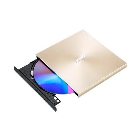 Asus | ZenDrive U9M | Interface USB 2.0 | DVD RW | CD read speed 24 x | CD write speed 24 x | Gold