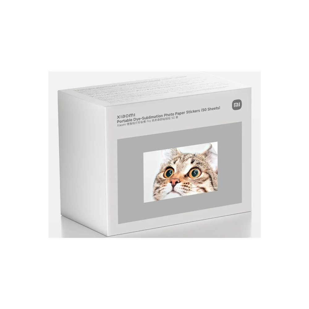 Xiaomi Portable Dye-Sublimation Photo Paper Stickers (50 Sheets) | Xiaomi