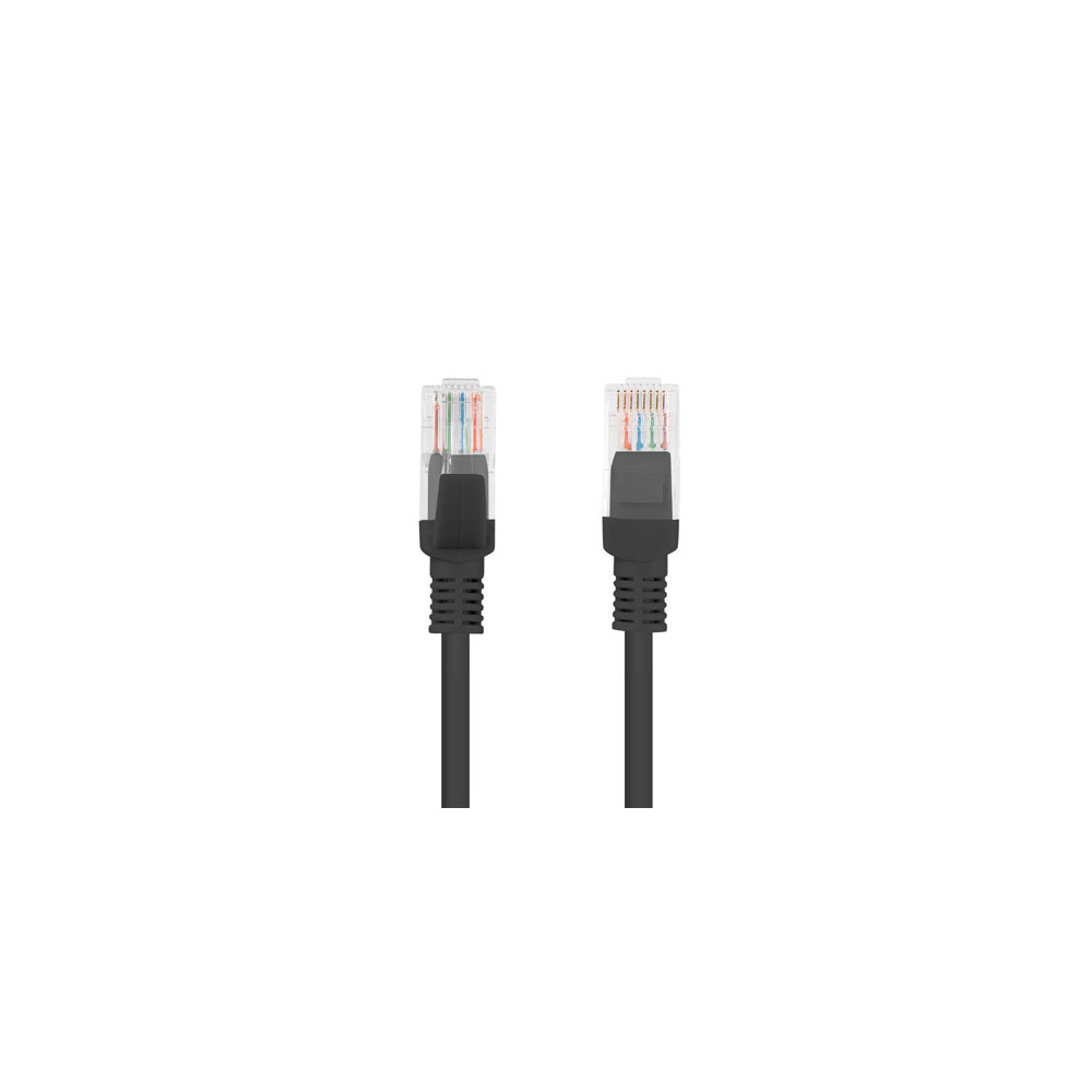 Lanberg Patchcord CAT.5E UTP Fluke Passed | PCU5-10CC-2000-BK | 20 m
