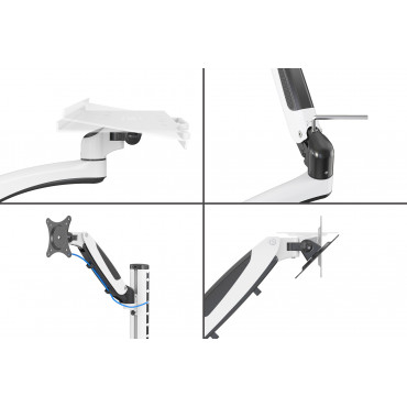 DIGITUS Workstation (monitor, keyboard, mouse) Wall Mount | Digitus