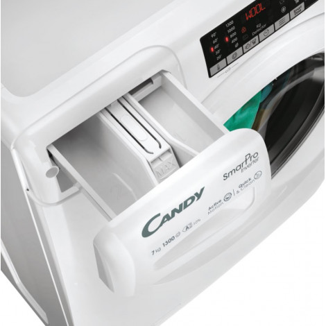 Candy Washing machine | CO4 374TWM6/1-S | Energy efficiency class A | Front loading | Washing capacity 7 kg | 1300 RPM | Depth 4