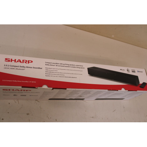 SALE OUT. Sharp HT-SB700 2.0.2 Compact Dolby Atmos Soundbar | Sharp 2.0.2 Compact Dolby Atmos Soundbar | HT-SB700 | 140 W | DEMO