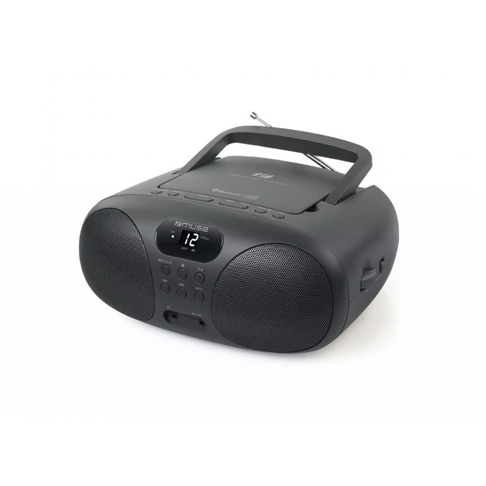 Muse Portable Radio CD Player With Bluetooth | MD-208BT | AUX in
