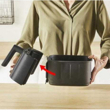 Tefal EY551HE0 Easy Fry Silence Fryer Vision 5L | TEFAL