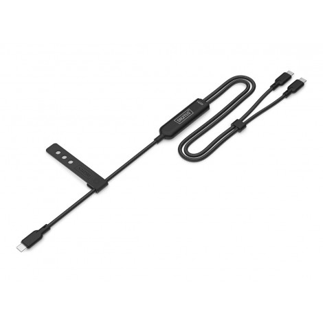 DIGITUS USB-C 2 in 1 charging cable, 140W, 1.8m | Digitus