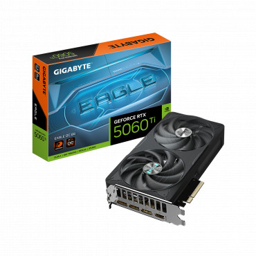 Gigabyte GeForce RTX 5060 Ti EAGLE OC 8G | NVIDIA | 8 GB | GeForce RTX 5060 Ti | GDDR7 | HDMI ports quantity 1 | PCI-E 5.0
