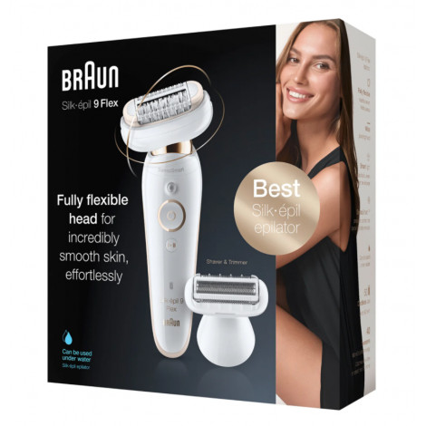 Braun | Epilator | Silk-epil 9 Flex SES9002 | Operating time (max) 40 min | Bulb lifetime (flashes) Not applicable | Number of p